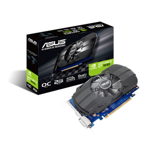کارت گرافیک ایسوس GT 1030 OC edition 2GB GDDR5 Phoenix GeForce