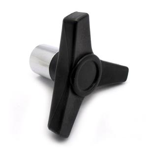 گل مهره پلاستیکی سه پر مچی قطر 100 میلی‌متر کد 300078