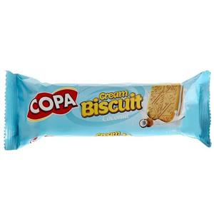 بیسکویت کرمدار نارگیلی 100 گرمی کوپا Copa Coconut Cream Biscuit 100gr