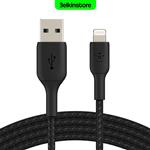 کابل تبدیل USB به لایتنینگ بلکین مدل CAA002bt1MBK  طول 1 متر