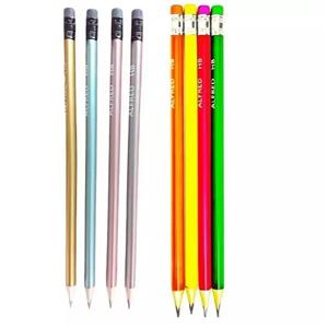 مداد مشکی آلفرد مدل شقایق بسته 8 عددی