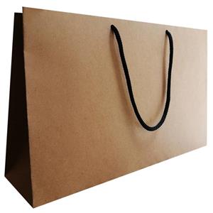 ساک هدیه مدل کرافت ساده بدون طرح بسته 25 عددی