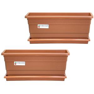 گلدان گلپونه مدل F210 مجموعه 2 عددی Golpooneh F210 Plant Pot Pack Of 2