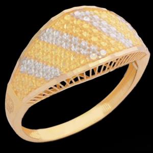 انگشتر طلا 18 عیار زنانه طلای مستجابی مدل آوا کد 670566 -