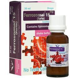 قطره فروزومال فورت 15 میلی گرمی سیمرغ دارو عطار Forte Ferrosomal Drops 15 mg simorgh darou Attar