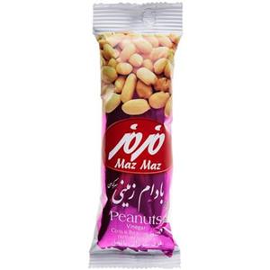 بادام زمینی سرکه‌ای 40 گرمی مزمز Maz Vinegar Peanuts 40gr 