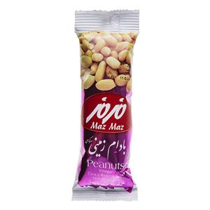 بادام زمینی سرکه‌ای 40 گرمی مزمز Maz Maz Vinegar Peanuts 40gr