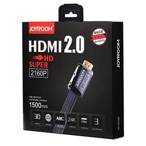 کابل 2.0 HDMI جی روم مدل JR-H100 به طول 2 متر Joyroom JR-H100 HDMI Cable 2m