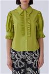 پیراهن زنانه برند رومن ( ROMAN ) مدل پیراهن آستین دار آستین جلو سبز سبز – کدمحصول 117685