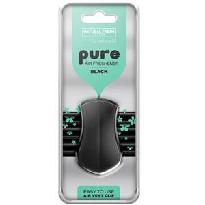 خوشبو کننده ماشین نچرال فرش مدل Vent Black Natural Fresh Vent  Black Car Air Freshener