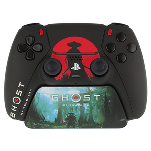 دسته بازی پلی استیشن 5 سونی مدل ghost of tsushima به همراه استند نگهدارنده