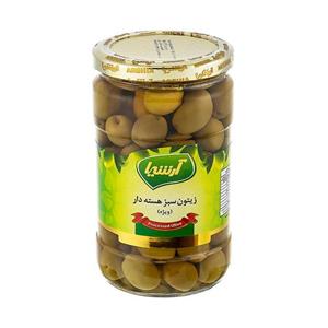 زیتون شور هسته ‌دار معمولی آرشیا مقدار 660 گرم