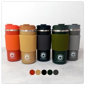 ماگ سفری مدل دور سیلیکونی گنجایش 0.45 لیتر