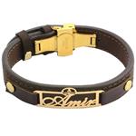 دستبند طلا 18 عیار مردانه طلای مستجابی مدل امیر کد M4
