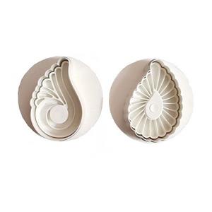 کاتر شیرینی پزی به گز مدل ترمه و طاووس مجموعه 2 عددی