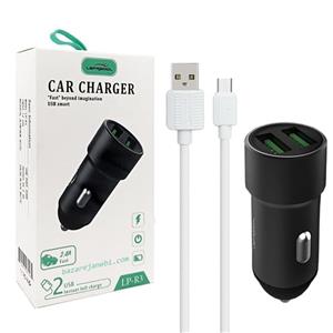 شارژر فندکی با کابل میکرو LAPRAMOL LP-R3