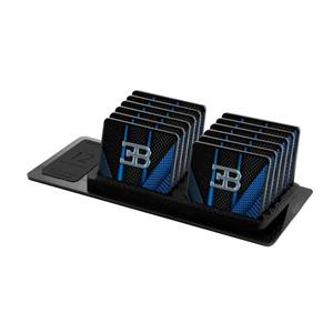 زیر لیوانی ماهوت مدل BUGATTI بسته 12 عددی