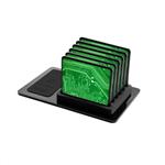 زیر لیوانی ماهوت مدل Green-Printed-Circuit-Board بسته 6 عددی