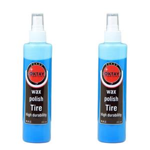 اسپری واکس لاستیک اکتای مدل نانو حجم 250 میلی لیتر بسته دو عددی