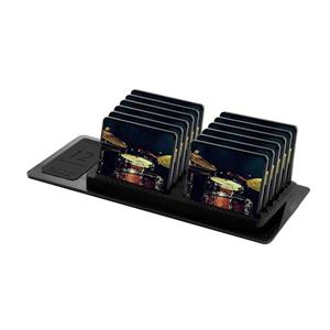 زیر لیوانی ماهوت مدل Drum-Kit بسته 12 عددی