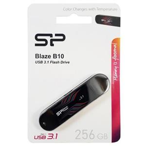 فلش مموری سیلیکون پاور مدل Blaze B10 USB 3.1 ظرفیت 256 گیگابایت Silicon Power Blaze B10 USB 3.1 Flash Memory 256GB