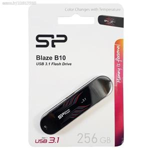 فلش مموری سیلیکون پاور مدل Blaze B10 USB 3.1 ظرفیت 256 گیگابایت Silicon Power Blaze B10 USB 3.1 Flash Memory 256GB