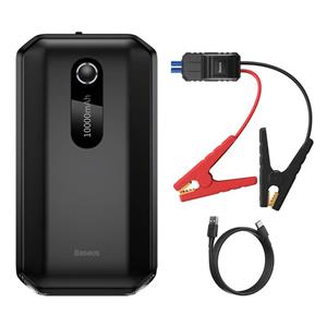 پاوربانک جامپ استارتر خودرو بیسوس Baseus Super Energy Air Car Jump Starter CGNL020101 10000mAh PowerBank Max 