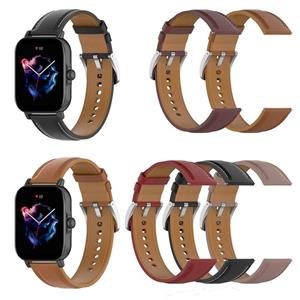 بند چرمی ساعت هوشمند شیائومی Xiaomi Amazfit GTS / GTS 2 / GTS 2 Mini / GTS 2e Leather Strap