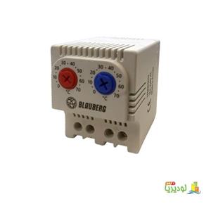 ترموستات تابلویی دوبل بلوبرگ BLAUBERG ساخت ترکیه مدل TPM2P0070 10A 230V 