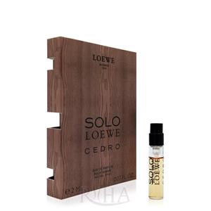 سولو لوه سدره ادو پرفیوم مردانه سدر ادوپرفیوم حجم 2 میل سمپل Solo Loewe Cedro Eau de Parfum for Men ml 