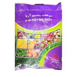 سولفات پتاسیم اریا شیمی 25 کیلو