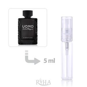 اومو سالواتور فراگامو سیگنچر ادو پرفیوم مردانه حجم 5 میل دستریز Uomo Salvatore Ferragamo Signature Eau de Parfum For Men 5ml 