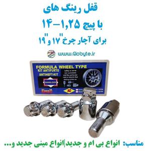 قفل رینگ های با پیچ 1.25-14 برای آچار چرخ شماره 17 و 19 خارجی 