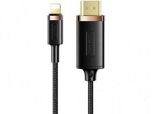 کابل اچ‌دی‌ام‌آی به لایتنینگ 2 متری یوسامز USAMS U70 Lightning to HDMI HD Video Cable US-SJ509