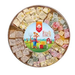 لوکوم کریستال میوه ای مغزدار قدیما - 500 گرم