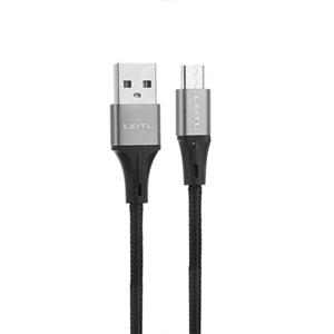 کابل تبدیل USB به microUSB لیتو مدل LD-38 طول 0.2 متر