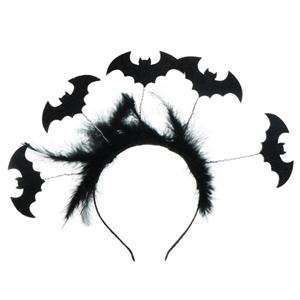 تل مو دخترانه سارینا گل طرح هالووین مدل Bat001 