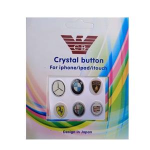 محافظ دکمه هوم طرح لوگوی ماشین مناسب برای گوشی موبایل آیفون