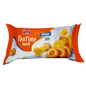بیسکویت با ژله پرتقال تی تایم شیرین عسل - 150 گرم بسته 12 عددی