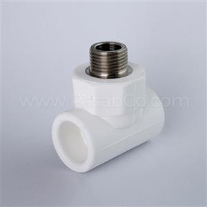 سه راهی مغزی فلزی سفید آذین