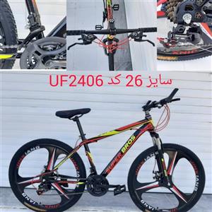 دوچرخه مدل سوپر بروس Super Bros سایز ۲۶ بدنه استیل UF2406