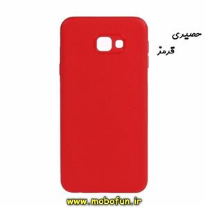 قاب گوشی Galaxy J4 Core J410 سامسونگ طرح حصیری کبریتی ژله ای نرم ساده قرمز کد 6 