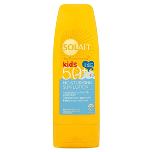 کرم ضد آفتاب و برنزه فروشگاه واتسونس Watsons لوسیون خورشیدی Solait Kids Spf 50 200 میلی لیتر کدمحصول 277919 