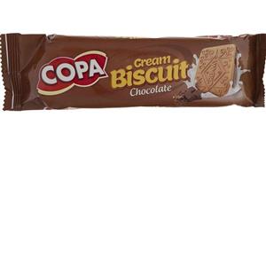 بیسکویت کاکائویی با طعم کاکائو 90 گرمی کوپا