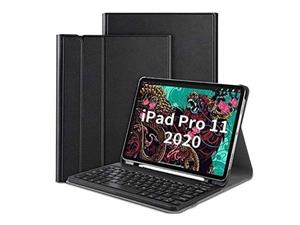 کیف چرمی وگان کیبورد دار آیپد پرو 11 2020 و 2021 گرین Green ipad Pro Wireless Keyboard Premium Vegan Leather Case 