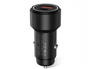 شارژر فندکی دو پورت تایپ سی و یو اس بی ایکس او XO Dual Port Car Fast Charger Cc42 38W