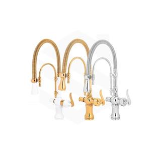 شیر آشپزخانه شاوری دو منظوره آرسو مدل کیمیا فنری کروم 