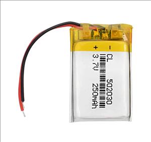 باتری 3.7 ولت 250 میلی آمپر هدفون نیا 502030