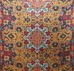 روسری سنتی یزد | طرح فرش ایرانی