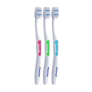مسواک پیرروت مدل Colours برس متوسط بسته 3 عددی Pierrot Colours Medium Toothbrush  P-3